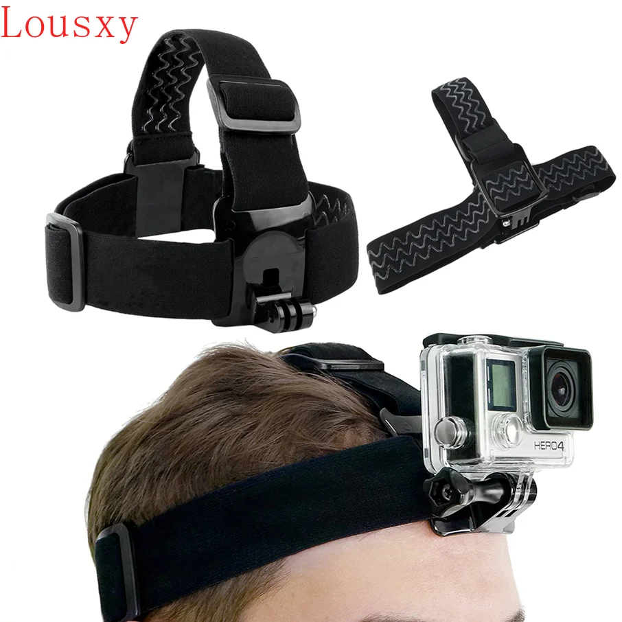 Head Strap Belt For GoPro HD Hero 12 11 10 9 8 7 6 5 4 SJ4000 SJ5000 Insta360  Action Camera Accessories Camera Mount