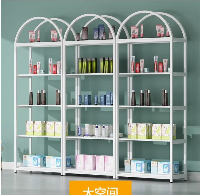 

Simple shelf display rack multi-functional beauty salon shelf display rack