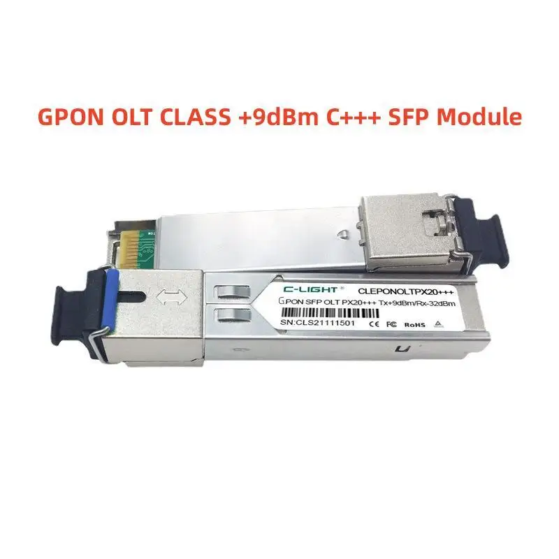 Imagem -04 - Transceptor de Fibra Óptica Compatível para Huawei Zte Fiberhome e Gpon Olt Classe c +++ Módulo Sfp Gbit Power Mais 8dbm Mais 9dbm