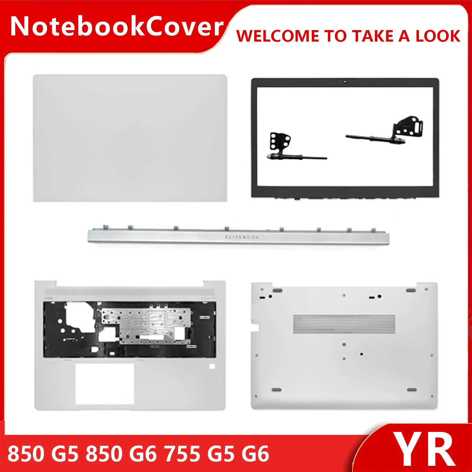 New Case For Elitebook 850 G5 850 G6 755 G5 G6 LCD Back Cover /Bezel/Palmrest Upper/Bottom Base/Hinge/Hinged cover