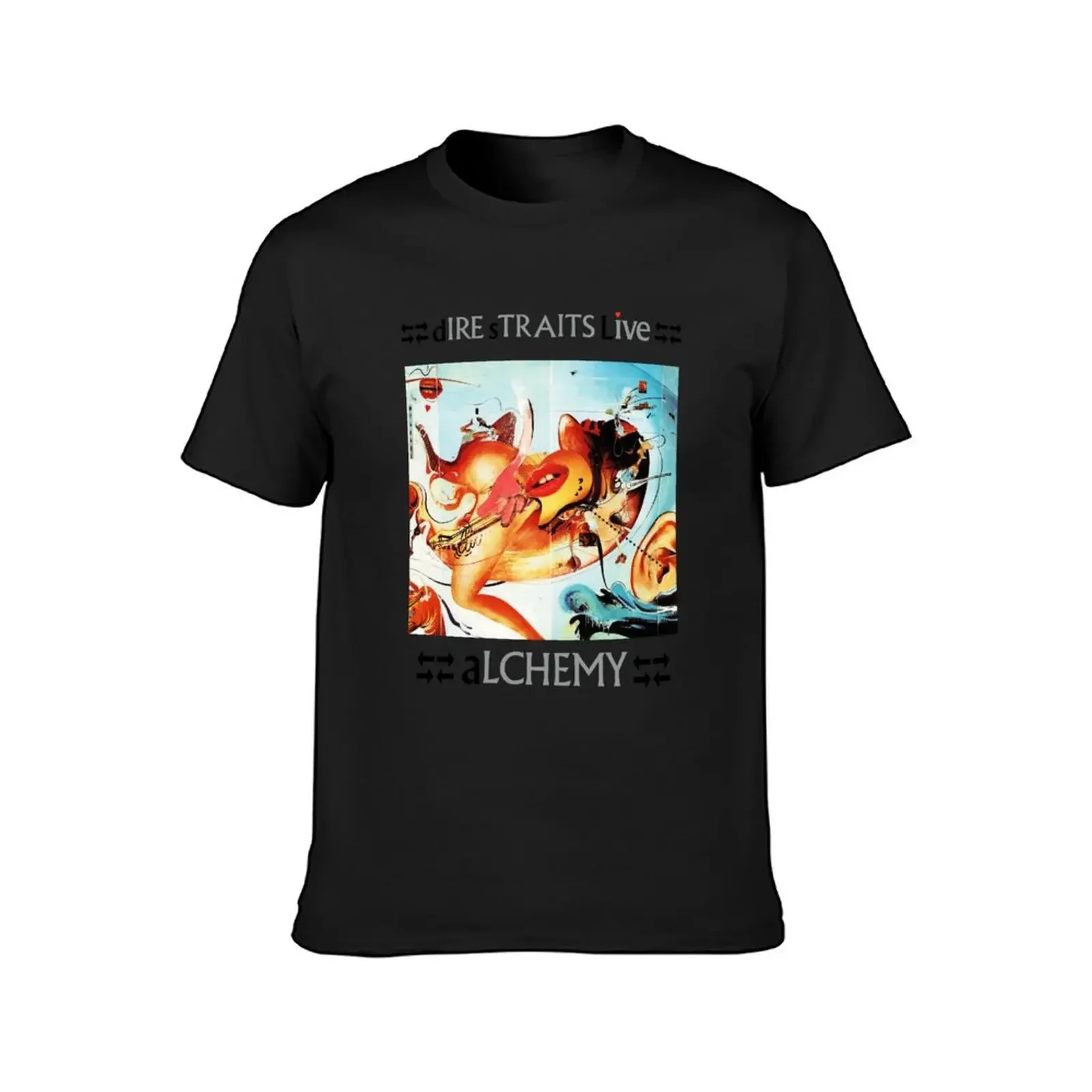 Vintage Dire Straits Alchemy T-Shirt Aesthetic clothing graphic shirts heavy weight t shirts for men
