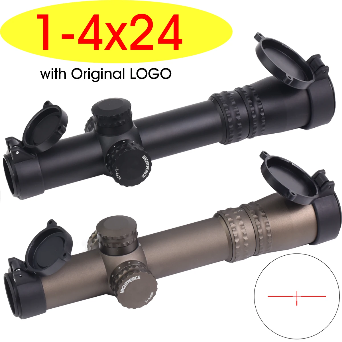 

Тактический прицел 1-4x24 с зумом, красной подсветкой, сеткой типа Cross-Hair, оптика SFP, для охотничьих ружей, с регулируемой нулевой настройкой и оригинальным логотипом