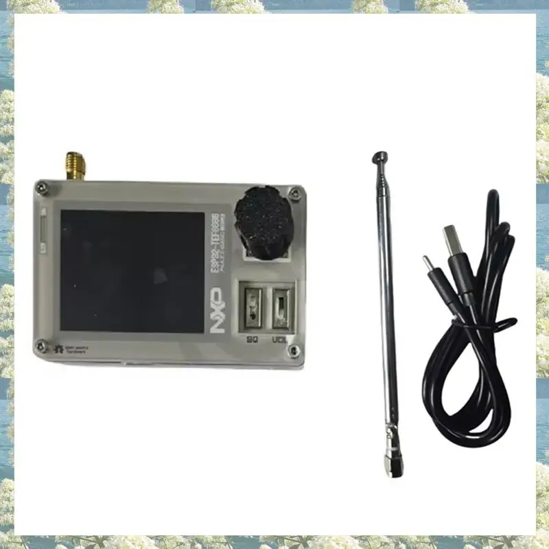 Новый-2025 мини-радио DSP FM-радио ESP32 FM/LW/MW/SW радиоприемник 2,0-дюймовый IPS-экран