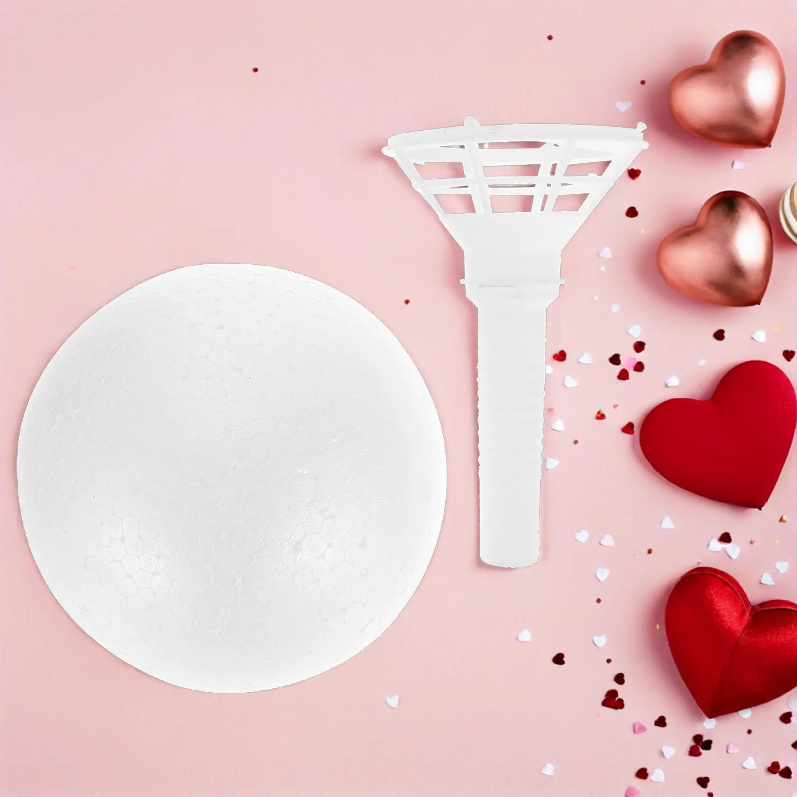 

1Set Foam Bouquet Holder Bridal Wedding Flower Handle for Bride Fresh Artificial Flowers Wedding Supply Bouquet Holder
