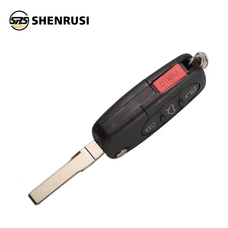 

SHENRUSI Remote 2/4 button Folding Car Key Shell Case For Volkswagen Vw Jetta Golf Passat Beetle Skoda Seat Polo B5