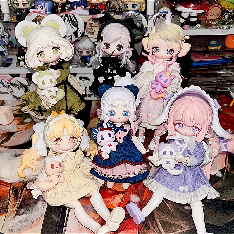 

Lulu Spirit Story Series, оригинальная 1/12 электронная подвижная кукла для домашних животных Bjd, модная игровая слепая коробка, милый орнамент, игрушка, кукла, подарки