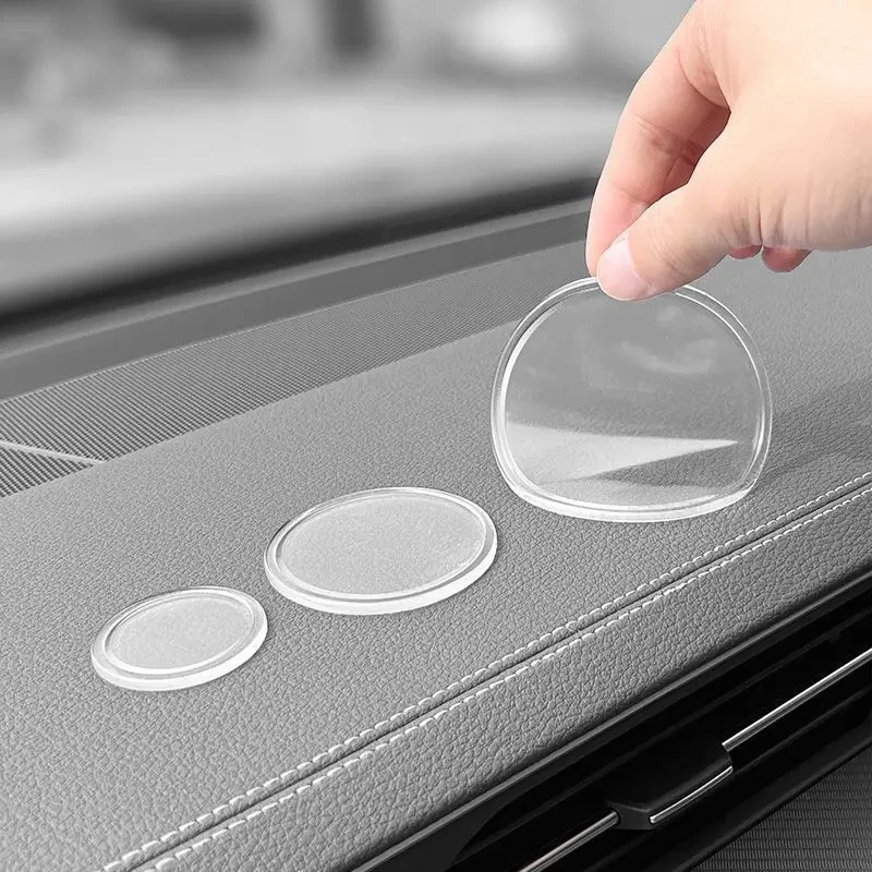 1-3PCS Car Dashboard Non-Slip Mats, Removable Sticky Silicone Gel Pad Multi-Functional Auto Magic Gel Holder Stick to Cell Phone
