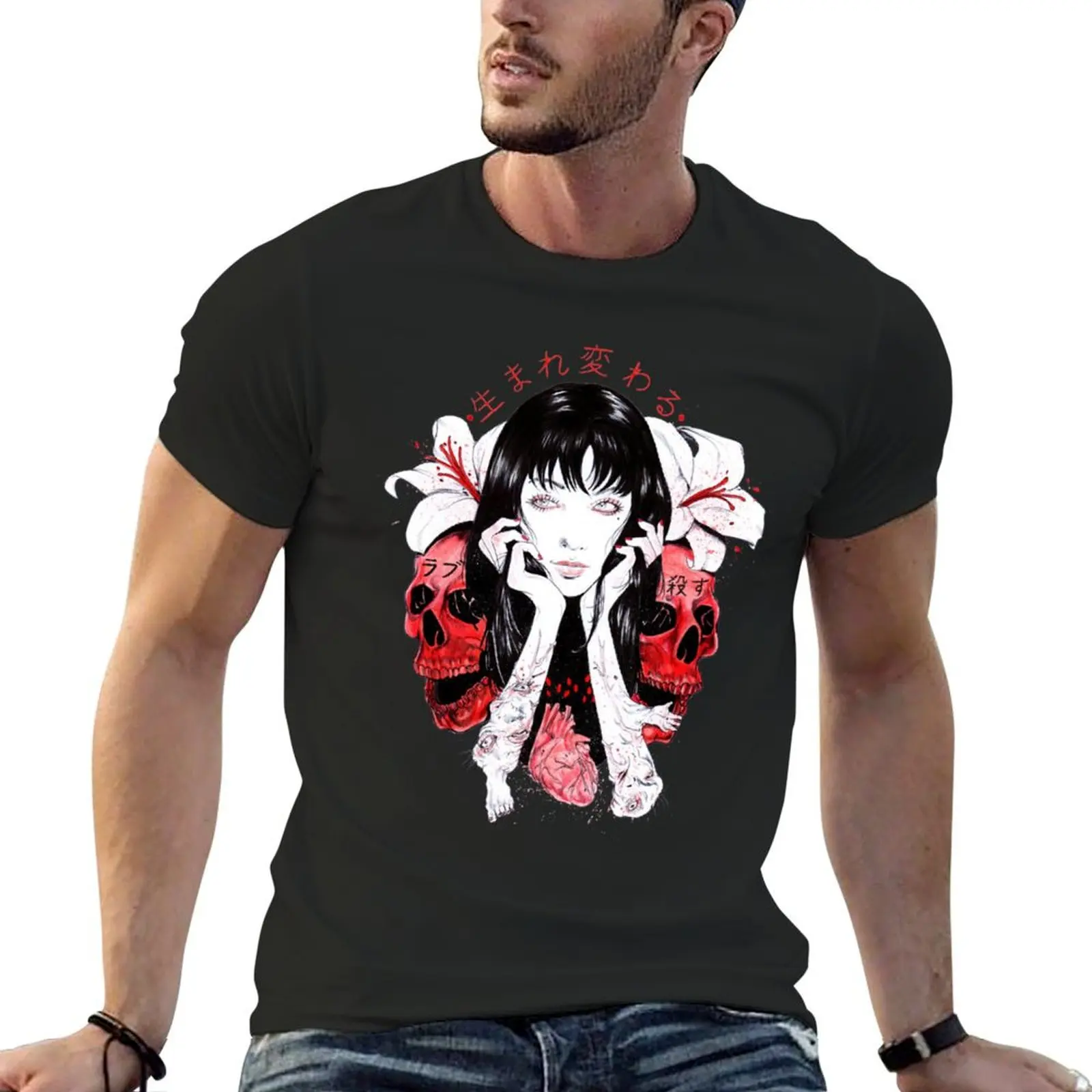 

Tomie T-Shirt vintage oversizeds oversized anime figures mens designer t shirt