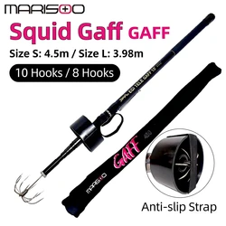 Telescopic Fishing Gaff Squid Octopus Hooking Tool Stainless Steel Claw Hook