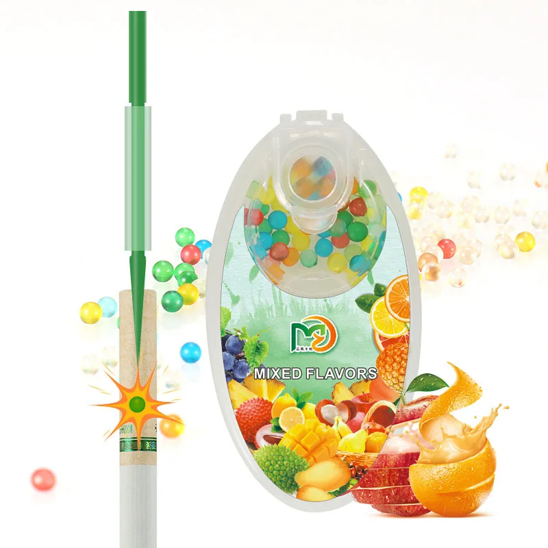 100pcs Mix Fruit Flavor Menthol Capsule Mint Beads Explosion Cigarette Pops Crush Ball Filter For Smoking Holder Accessories