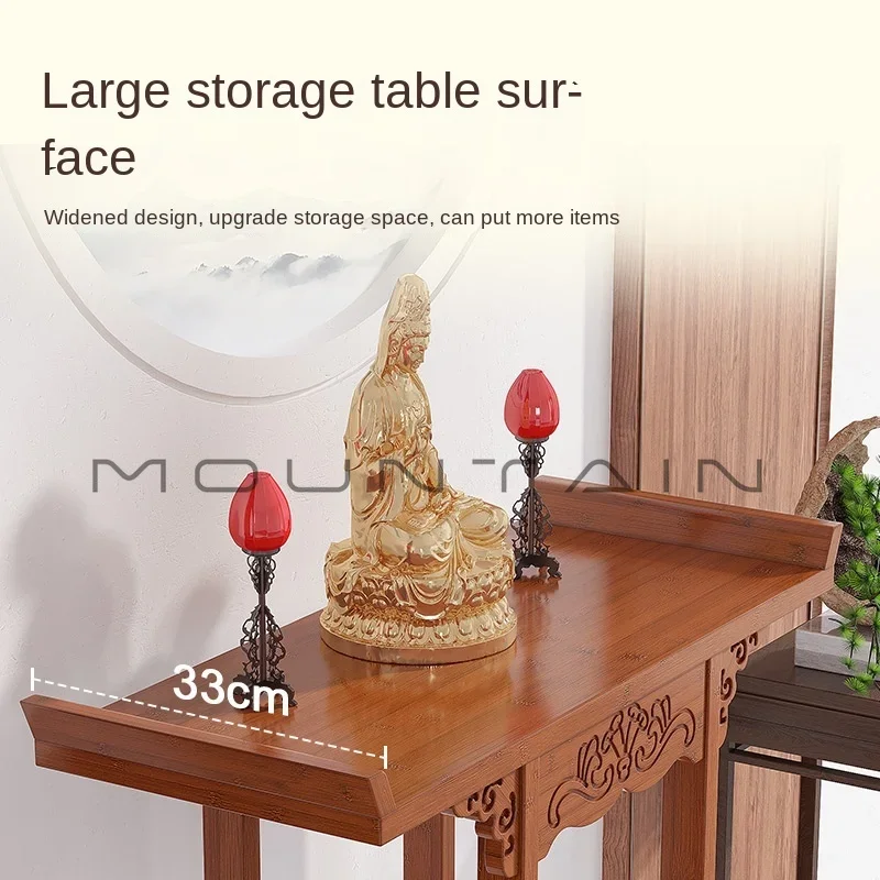 Shentai table incense case household living room rural hall incense new Chinese style