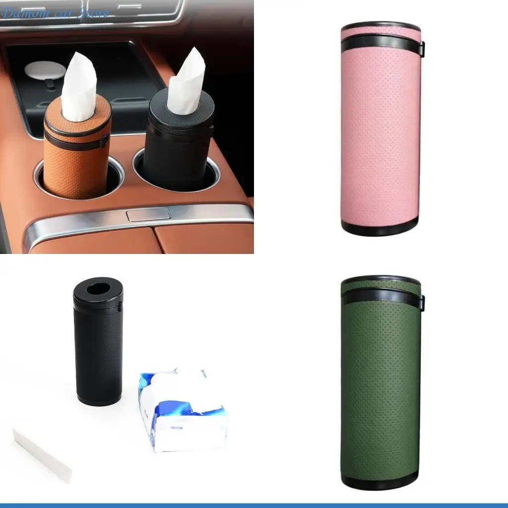 A2UC Car Tissue Box with Window Breaker Function ABS Paper Storage Safety Tool Vehicle Tissue Hold Auto Interior Essential