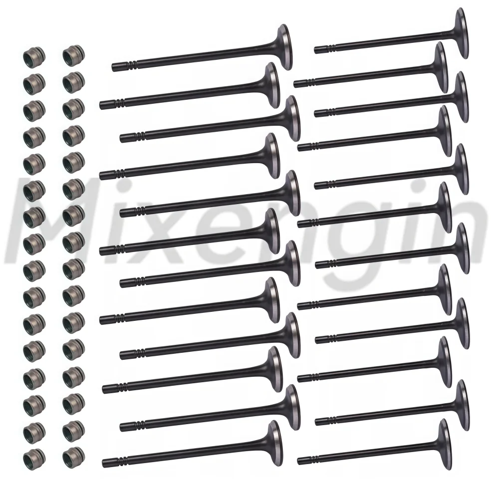 24 قطعة أجزاء المحرك كمية مجموعة صمامات العادم صالح 3.6 L V6 GAS ERB جيب دودج كرايسلر رام بروماستر 1500 2500 3500 3.6L 11-24