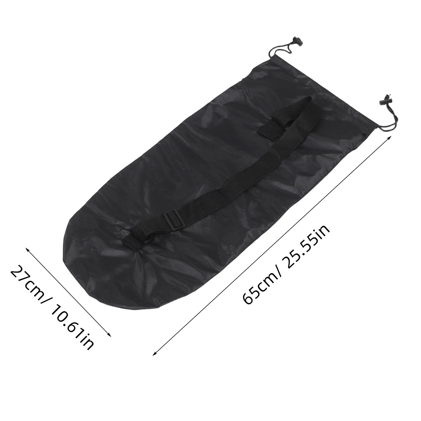 قطعتان من حقيبة الظهر المقاومة للماء شديدة التحمل على لوح التزلج، حقيبة حمل محمولة لتنظيم معدات التزلج، حقيبة تخزين للسفر باللون الأسود