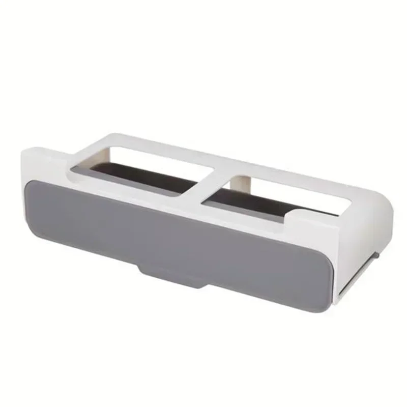 Kitchen Storage Rack Spice Container Self-adhesive Wall-mounted Under-Shelf Spice Organizer Kitchen Supplies Storage In Stock