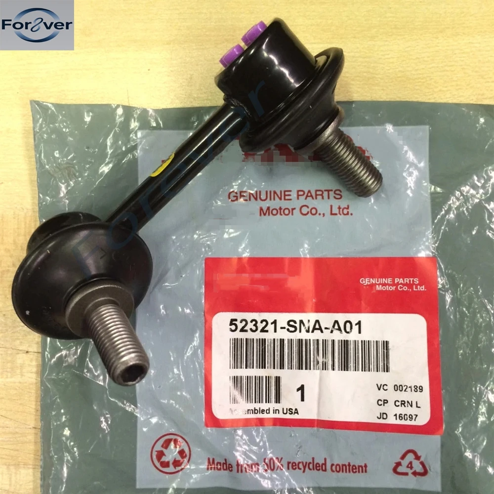 New!2 Pieces OEM 52320-SNA-A01 / 52321-SNA-A01 Hond-a Civic Rear Sway Bar End Link Kit With Nuts Links 2006-2015