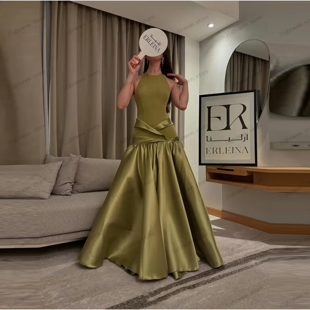 Graceful Evening Dresses Simple Satin Prom Dress Sleeveless Backless Robes Charming Vintage Customized Vestidos De Noche 2026