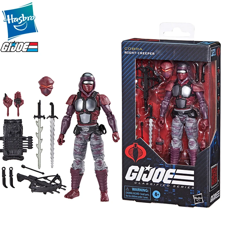 

Genuine Hasbro Original G.i. Joe 121 The Red Nightwalker 6-Inch Action Figure Collectible Model Statuette Ornament Gift F9438