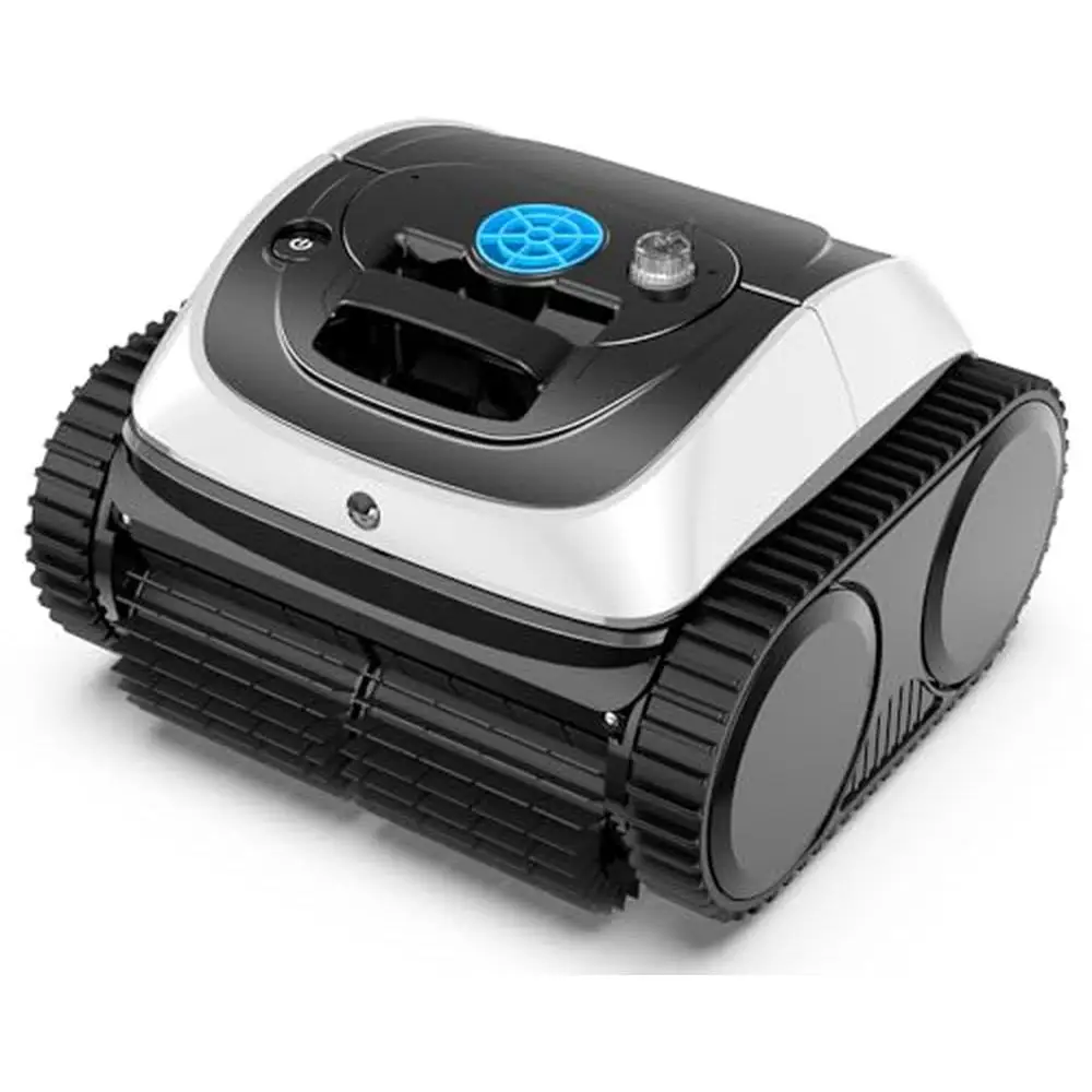 Robotic Pool Cleaner In Ground Pools up to 65 FT 150mins Runtime Cordless Vaccum Efficient Cleaning Wall Climbing Intelligent