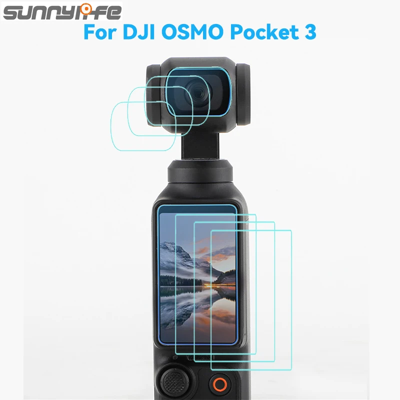 

For DJI OSMO Pocket 3 Protector Film Tempered Glass Protector Screen Lens Full Screen Protection OSMO Pocket Camera Accessories