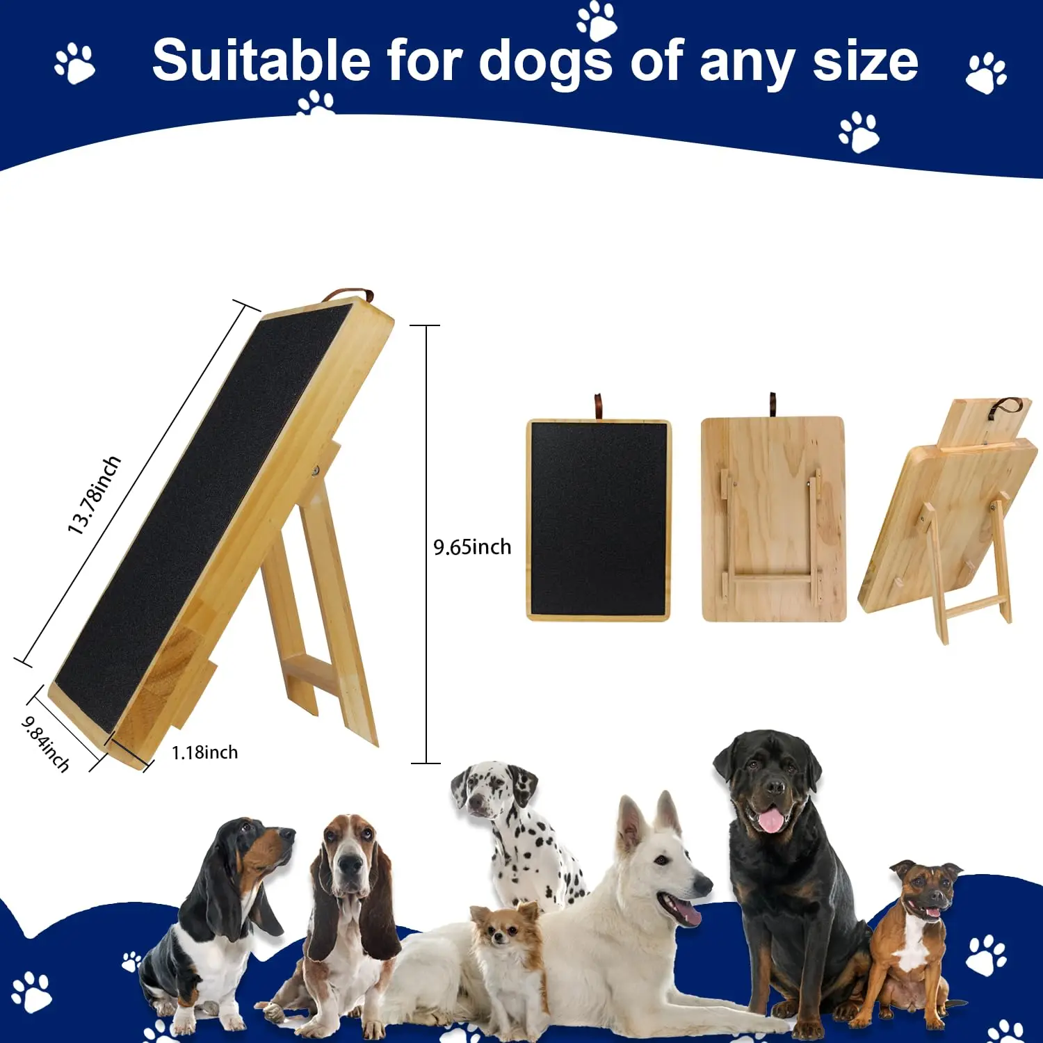 Premium Dog Scratch Pad & Nail File Board with Sandpaper and Non-Slip Base Scratch Board for Dogs