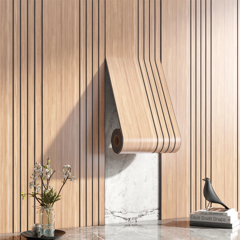 Verdikte rol 3D stereo grille houtfineer wandpaneel zelfklevend behang decoratie woonkamer achtergrond muur muursticker DIY snijden