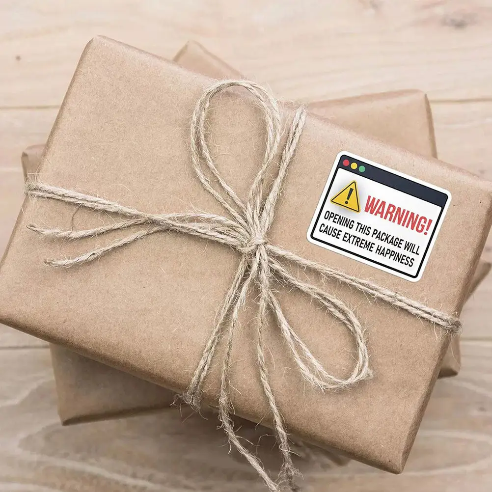 

1 Roll Envelope Stickers Self-Adhesive Extreme Happiness DIY Sealing Rectangular Packaging Gift Labels Gift Sealing Stickers