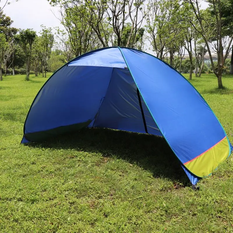 Full-automatic construction-free quick-opening sun-proof rain-proof seaside sun-shading tent anti-ultraviolet ray