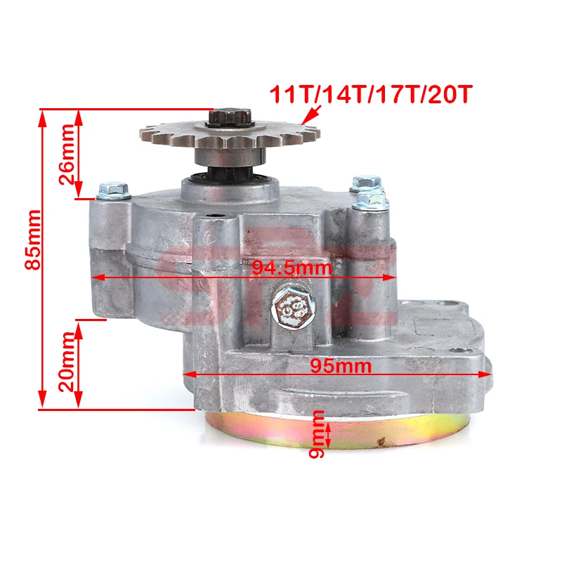 T8F 11T 14T 17T 20T Tooth Engine Clutch Drum Gear Boxes Sprocket for 33cc 43cc 49cc Ty Rod Go Kart Mini Dirt Bike Scooter Xtreme