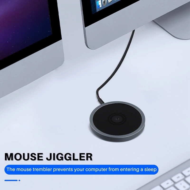 Mouse Jiggler Mouse Shaker Mouse Mover Automatic Running For Laptop Screen Anti-Sleep Undetectable Easy To Use