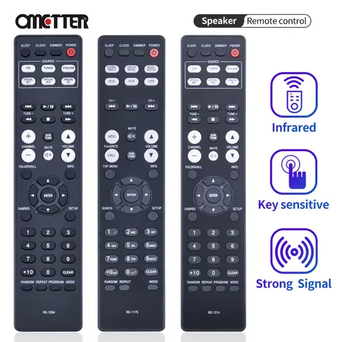 새로운 원래 Denon CD 오디오 플레이어 원격 제어 RC-1214 RC-1204 RC-1175 RCD-M40DAB RCD-M41 RCD-N5 DRA-N5