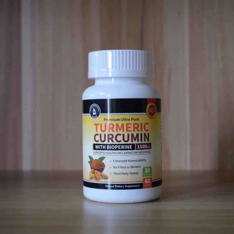 

Turmeric capsule can relieve oxidative stress, improve digestive function, relieve indigestion and strengthen immune system