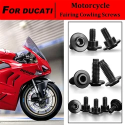 Motorfiets Accessoires Voor Ducati Panigale 848 1098 1198 899 959 1199 1299 V2 V4 Streetfighter Motorkap Kuip Kit Schroeven