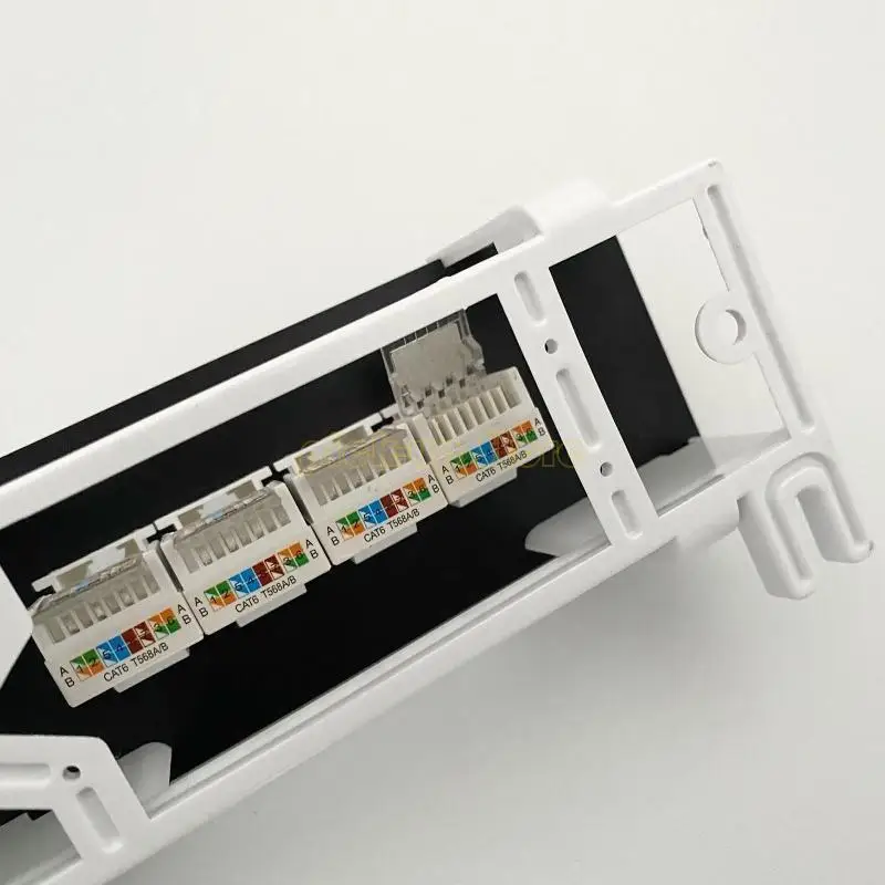 Q5WA CAT6 UTP Extender Patch Pane Panel Wall-Mount RJ45 сетевая настенная кронштейна Toolless Rack