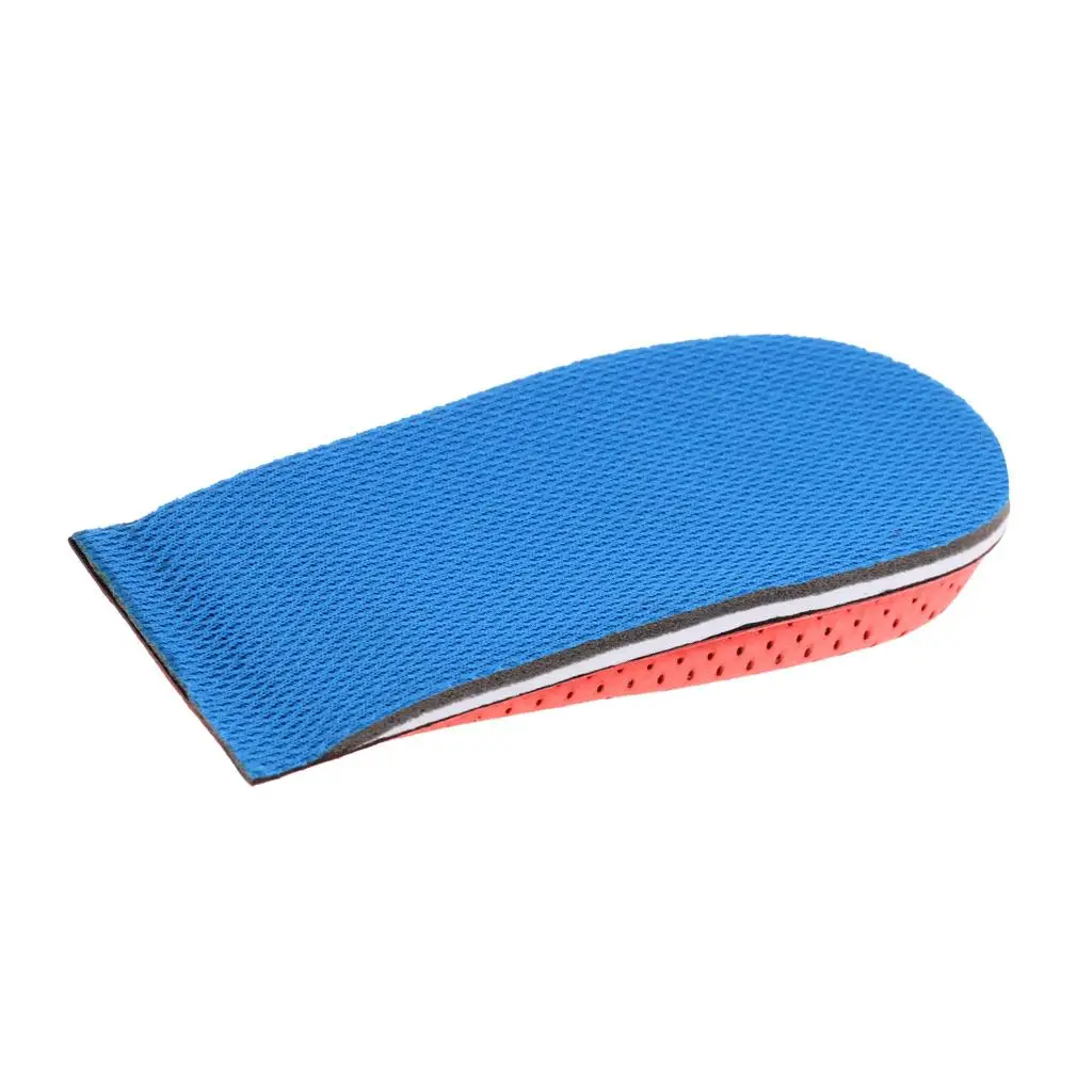Height Increase Shoe Insoles Memory Foam Breathable Invisible Lifts Shock Absorption for Men's Sneakers Comfort