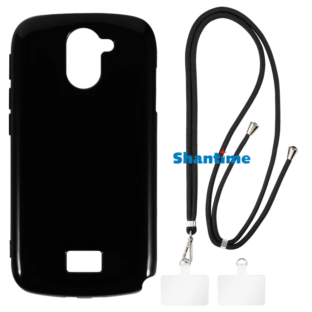 Suitable for Brondi Amico Smartphone XS Case + Ajustable Neck/Crossbody Lanyards and Spacers, Silicone TPU Cover