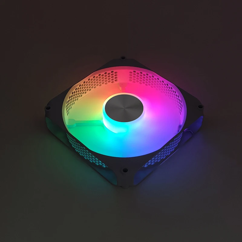 12cm DIY Desktop Computer Case Cooling Fans Mute RGB PC Tower Air Cooler With Atmosphere Lamp 4Pin For E-Sports Gamer