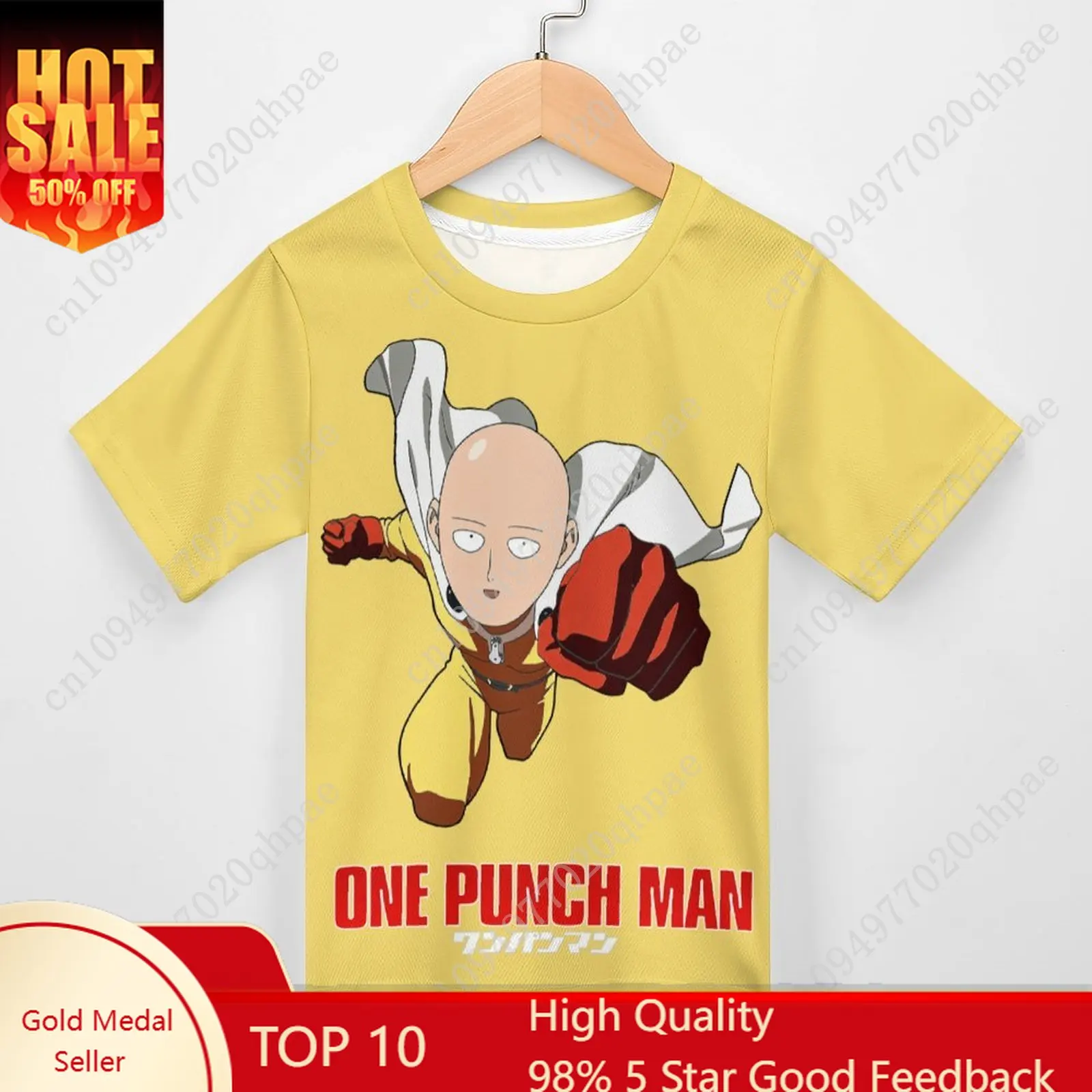 

One Punch Man T Shirt Boys Girls Childs Cotton Short Sleeves Tlightweight Breathable Comfortable Tshirt Custom Made Summer Tops