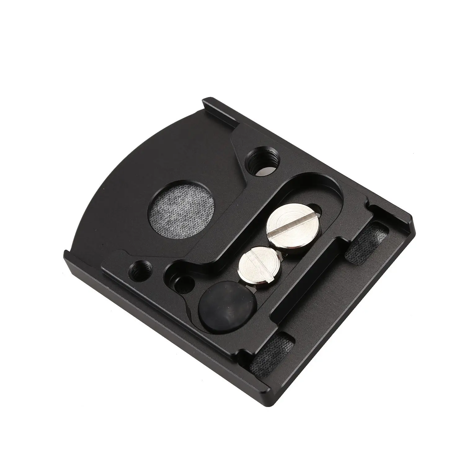 Camera Lens Mount para Manfrotto, Quick Release Plate, Sistema Preto, 410PL, RC4