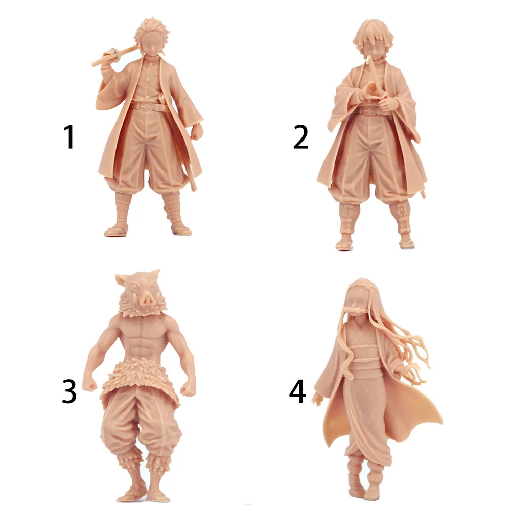 1/64 figura personagens de animação japonesa criança 1:43 1/35 kung fu criança modelo em miniatura precisa ser colorido por você mesmo