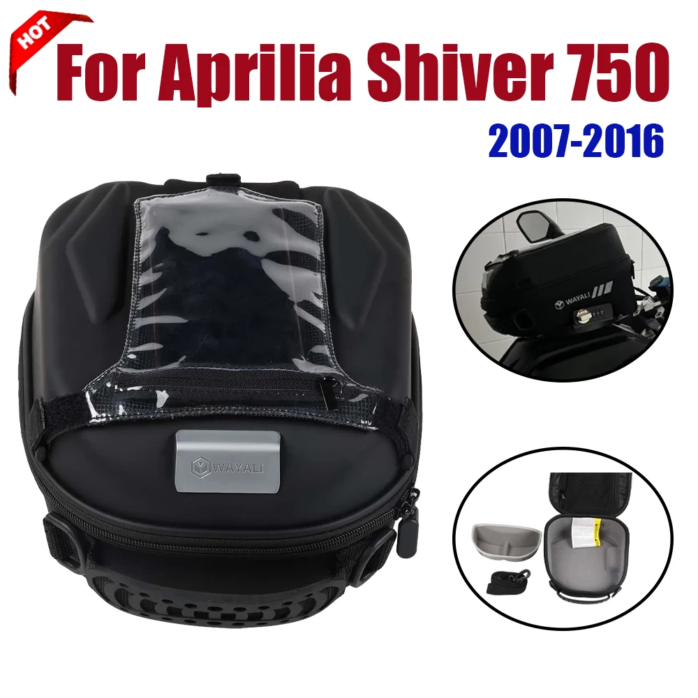 

Accessories Tank Bag Waterproof Storage Bags Luggage Tanklock Backpack For Aprilia Shiver 750 900 GT ETV1000 CAPONORD ETV 1000