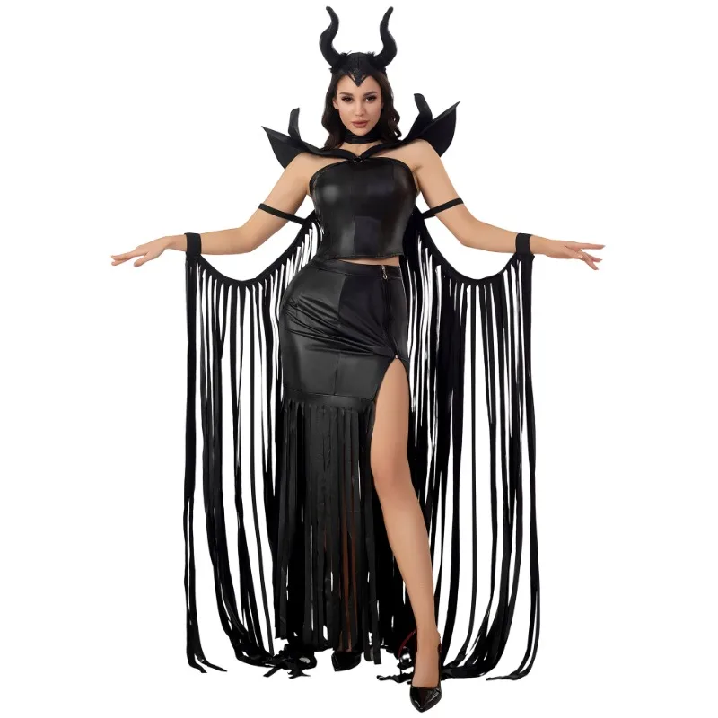 Halloween Frau Gothic Vampir Hexe Kostüm Frauen Sexy Kleid Terror Vampir Cosplay Outfit Dress Up Party Festival Leistung