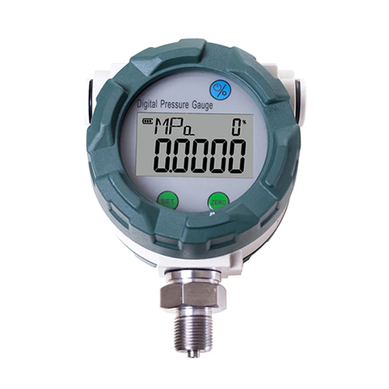 W-100GB Double Explosion proof Digital Pressure Gauge 250 MPa   Pressure Gauge With 4-20 ma Output