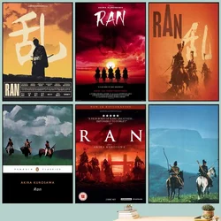Akira Kurosawa RAN Japan Moive Poster DIY Vintage Movie Poster Wall Art Painting Study Stickers Small Szie Wall Painting