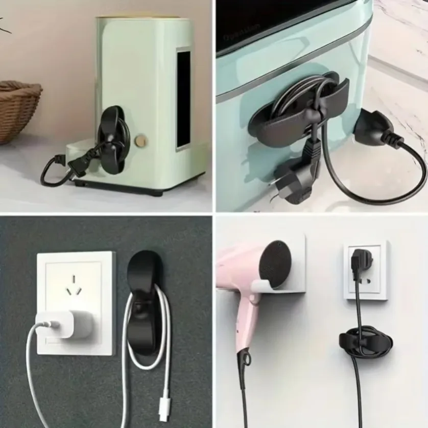 Cord Wrapper Organizer Clip Cable Winder Management Holder For Kitchen Appliance Clip Air Fryer Coffee Machine Wire Fixer Holder