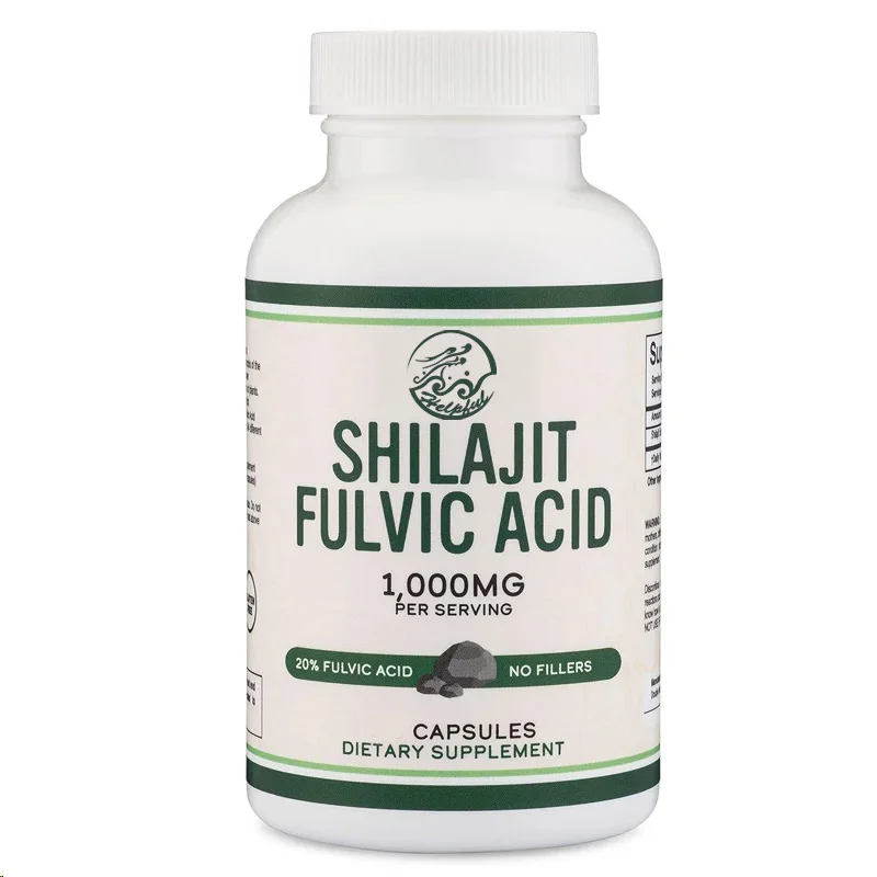 Shilajit Pure Himalaya (20% Fulvic Acid Supplement) 60 tablets per 1000 mg (high and micro mineral substance, no filler)