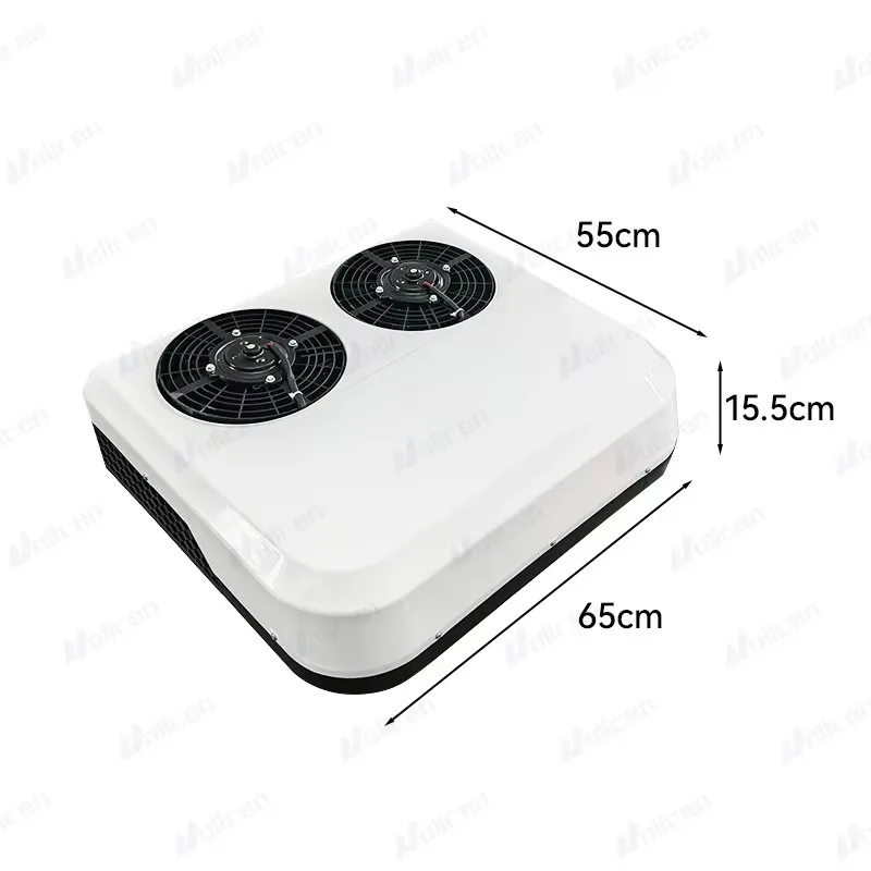 AC System Dual Fan R134A Roof Air Conditioning 12V/24V Electric Overhead Air Conditioner For Truck Caravan Bus