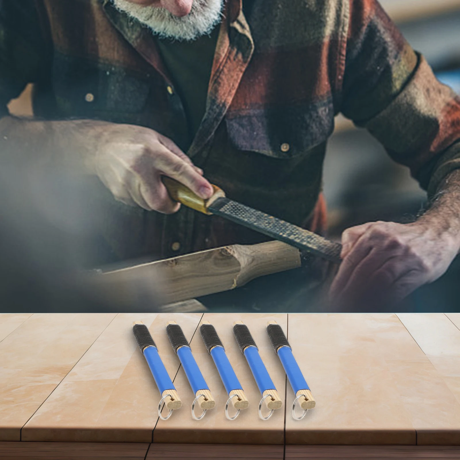 Woodworking Files And Rasps - Rasp Tool Set with Wooden Handles