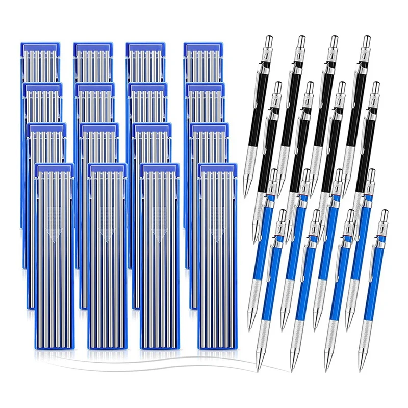 

16 Pcs Silver Streak Welders Pencil For Tube Pipe Fitter Welders Plumbers Framers Construction Woodworking