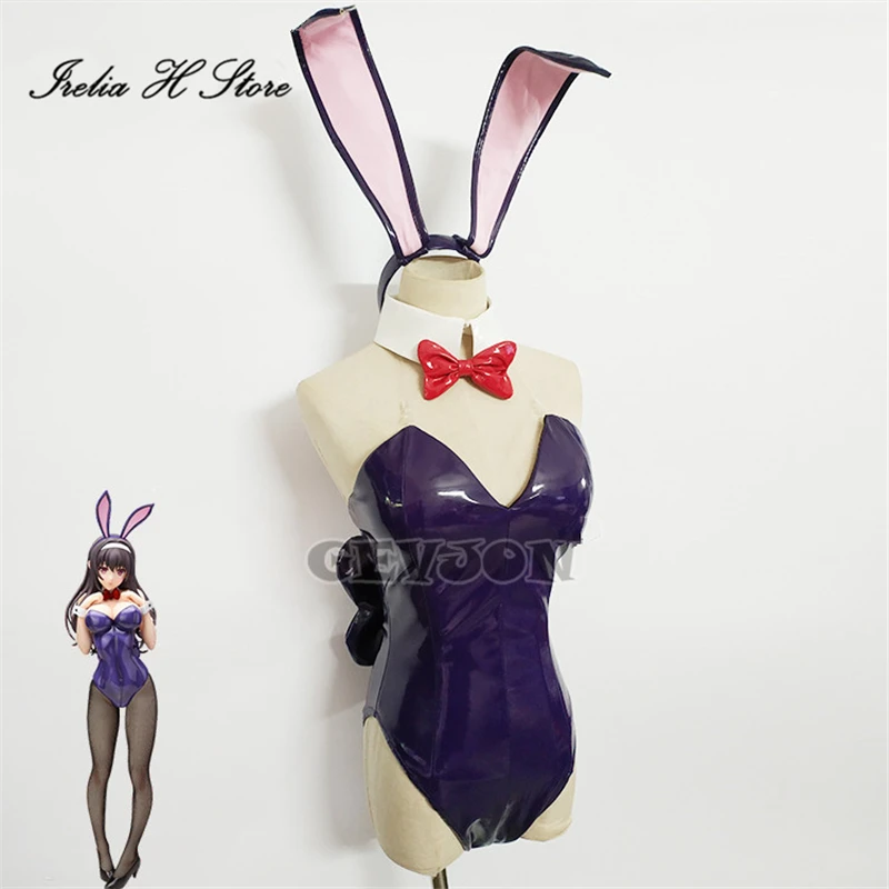 Irelia H Store Anime Cherry blessing Cosplay Kasumigaoka Utaha bunny girl cosplay costume sexy costome image 2